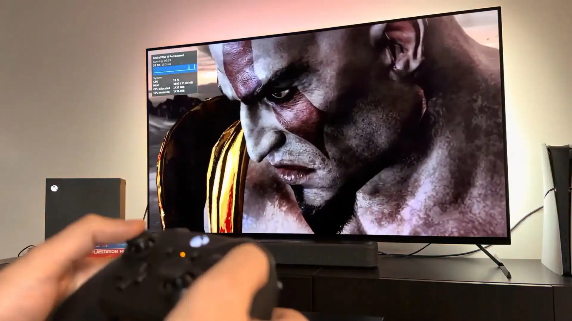 بازی God of War III Remastered روی ایکس باکس سری ایکس اجرا شد