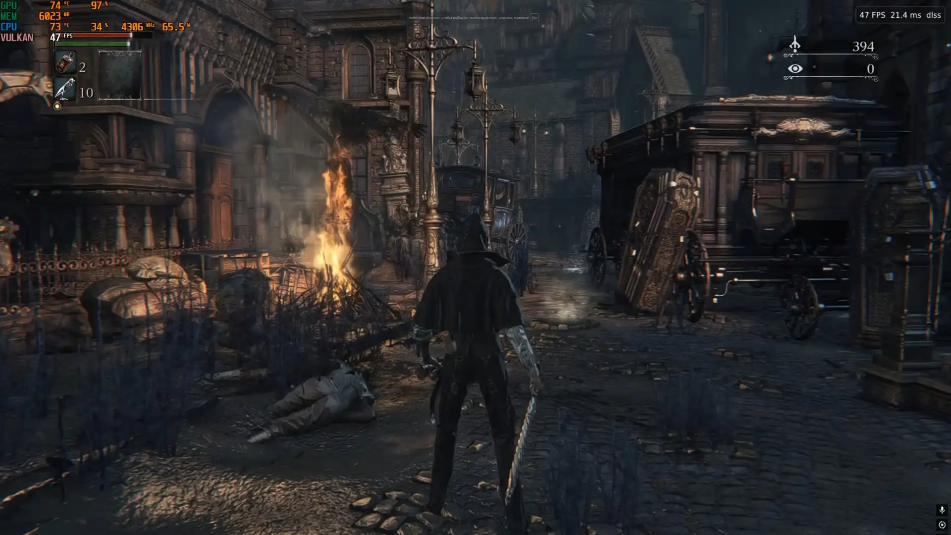 پورت Bloodborne با DLSS 5 روی RTX 3070 لپ‌تاپی به ۴۷ فریم بر ثانیه رسید