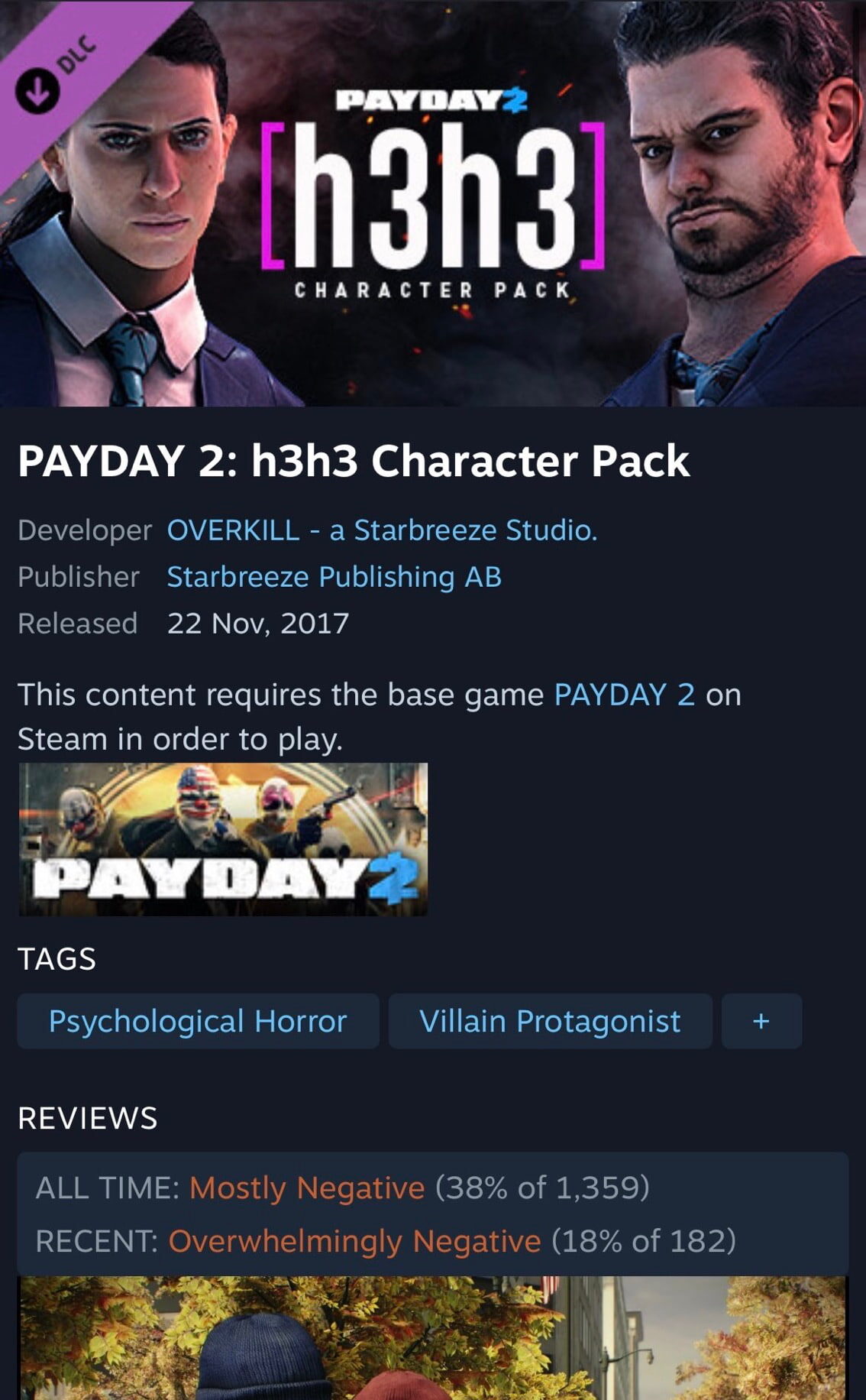 بسته الحاقی PAYDAY 2 هدف بمباران نقدهای منفی کاربران استیم قرار گرفت