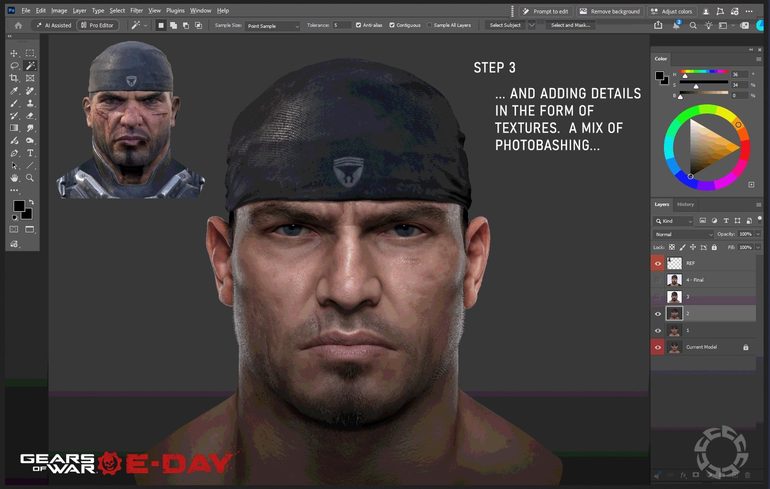 طرح‌های مفهومی اولیه Gears of War: E-Day تغییرات شخصیت های بازی را نشان می دهد | لینک ۳۶۵